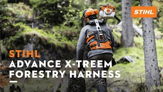 STIHL ADVANCE XTREEm  Forestry harness with adjustable back  Thats Why [upl. by Karia]