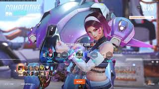 Overwatch 2  Ranked DVA Gameplay GM Lobby [upl. by Etnoled]