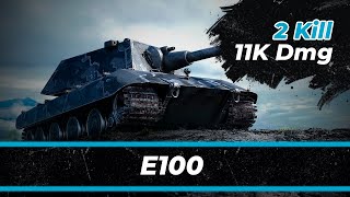 E100 World of Tanks  2 Kills 114K Damage [upl. by Vershen]