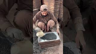 Concrete Black Plate Making shorts making construction [upl. by Lothaire118]