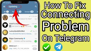 How to Fix Telegram Connecting Problem 2024  Fix Telegram Connecting Problem solved [upl. by Atiuqrehs]