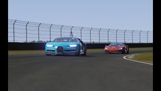 Lamborghini Centenario 12004 vs Bugatti Chiron at Sveg [upl. by Ulises614]