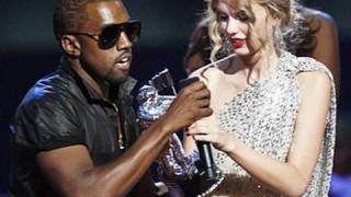 KANYE WEST INTERRUPTS TAYLOR SWIFT AT VMAS [upl. by Nirred38]