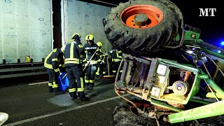 Unfall mit Traktor und LKW [upl. by Wein]