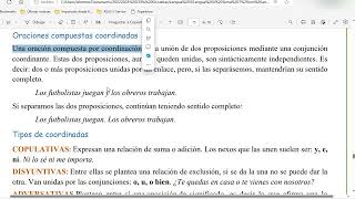 Oraciones compuestas distinguir entre yuxtapuestas coordinadas y subordinadas 2024 [upl. by Susanna]