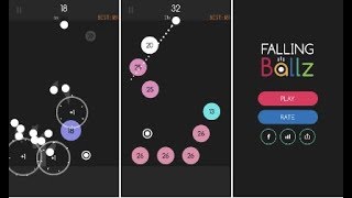 Falling Ballz Android Gameplay  By Ketchapp   Highest Scored [upl. by Yerahcaz103]