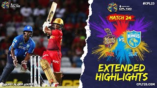 Extended Highlights  Trinbago Knight Riders vs Saint Lucia Kings  CPL 2023 [upl. by Bajaj373]