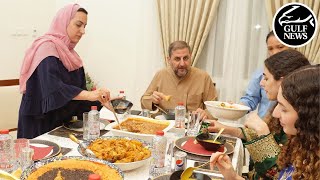 Ramadan 2023 Get a glimpse of traditional Saudi iftar with the Al Ani family in Dubai [upl. by Eidaj360]