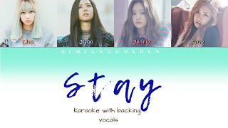 BLACKPINK  STAY  karaoke with BV [upl. by Joann]