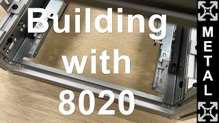 Building with 8020 a cube with drawers [upl. by Gide]