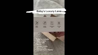 Babys Luxury Lane  Smart Baby Monitor PRO 20 REVIEW  Unboxing [upl. by Theresita]