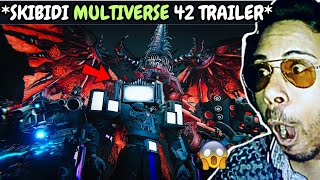 NEW VILLAIN INCOMING😱 skibidi toilet multiverse 42 Trailer all episodes [upl. by Carver]