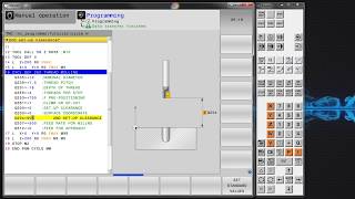 HEIDENHAIN  iTNC 640 CYCLE 262  THREAD MILLING [upl. by Keli]