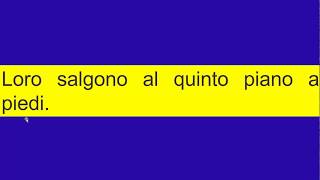 frasi con verbi irregolari  impara litaliano con noi [upl. by Diad]