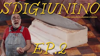 INVOLTINO di LARDO con MIELE e PECORINO  SDIGIUNINO ep2 [upl. by Yroj]