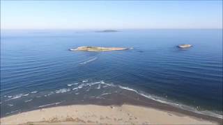 Extreme High amp Low Tides  Amazing Popham Beach ME [upl. by Einohpets]