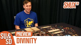 Divinity Original Sin The Board Game  SHUX Preview [upl. by Jessy285]