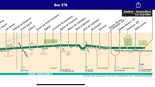 378 AsnièresGennevilliers Les Courtilles Métro ➡️ Nanterre Ville RER [upl. by Emil191]