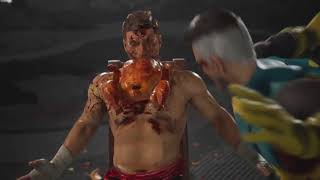 Mortal Kombat 1 Happy Thanksgiving fatality on Jean Claude Van Damme [upl. by Ayenet]