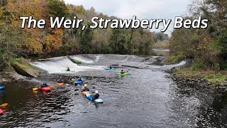 Stunning Drone Footage of The Weir on the River Liffey  Strawberry Beds Lucan Ireland [upl. by Patience]