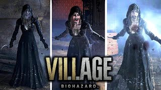 ALL Dimitrescu Daughters BOSS Battles  Resident Evil 8 VILLAGE  PC [upl. by Ahsinad]