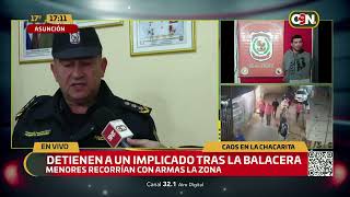 Detienen a un implicado tras la balacera en la Chacarita [upl. by Hulda]