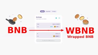 How to easily convert BNB to WBNB with PancakeSwap [upl. by Aklim]