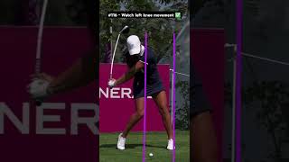 Golf Swing Slow Motion Driver Left Knee Movement golfswing [upl. by Dremann424]