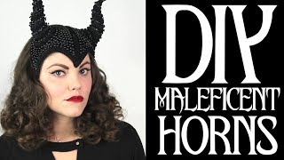 DIY Maleficent Inspired Horns [upl. by Ailecara]