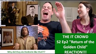 Americans React  THE IT CROWD  Return of the Golden Child Season 2 Episode 2  REACTION [upl. by Adolf]