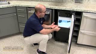 Melting or Clumping Ice in Under Counter Ice Maker Here is how to fix it [upl. by Iem]