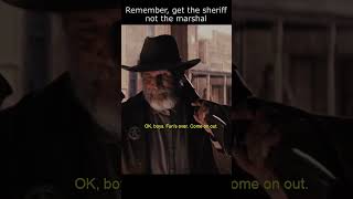 Django Unchained  Remember get the sheriff not the marshal movie film [upl. by Ellenad]