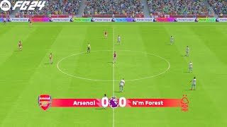 FC 24  Arsenal vs Nottingham Forest  202425 English Premier League Season  PS5™ Gameplay [upl. by Nanice]