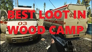 Tarkov Woods Best med camp full loot [upl. by Akinnor]