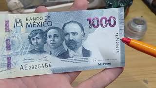 🕵🏼‍♂️ESTE ES EL NUEVO BILLETE DE 1000💸 PESOS MEXICANOS [upl. by Nyleaj161]