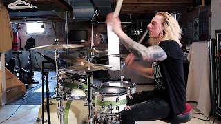 Wyatt Stav  Underoath  Writing On The Walls Drum Cover [upl. by Enylorac]