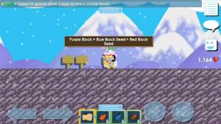 GROWTOPIA  How to make Purple Block Recipe [upl. by Llenroc]