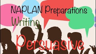 NAPLAN Preparations Year 3 Writing  Persuasive [upl. by Fabyola]