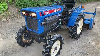 ISEKI 155 4x4 Compact Tractor amp Rotavator tiller [upl. by Eniledam226]