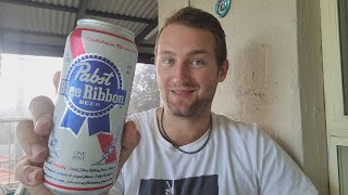 Pabst Blue Ribbon  Beer Review [upl. by Brenan]