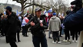 Rebel News Reporting On ProZionist CounterProtest McGill University Encampment May 2 2024 RME 4657 [upl. by Hekker894]