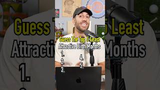 TOP 5 LEAST ATTRACTIVE BIRTH MONTHS Do We Agree shorts birthday month top5 guessinggame [upl. by Alled441]