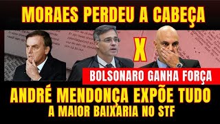 A MAIOR BAIXARIA MORAES PERDEU A CABEÇA QUEBROU O PAU COM MENDONÇA E MORAES NO STF DEPUTADO FALA [upl. by Chaffee]