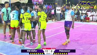 Round 3  KSCKattur Vs Palamaneri Sathanur Mens Kabaddi Tournment2024 [upl. by Akcebar339]