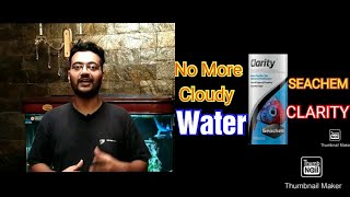 Seachem Clarity  How To Use  First Face Cam  Hindi amp No More Cloudy Aquarium Water [upl. by Sully]