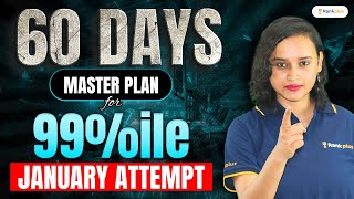 60 Days Master Plan  Score 99 Percentile in January Attempt🔥  JEE Main 2025  Nabamita Maam [upl. by Gracie]