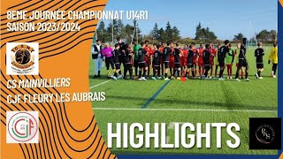 8eme journée de championnat U14R1 CS Mainvilliers vs CJF Fleury les Aubrais [upl. by Munster]