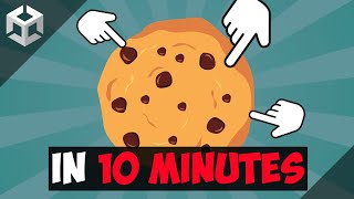 Make Cookie Clicker in 10 Minutes Unity Tutorial [upl. by Kirby]