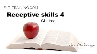 CELTATeaching receptive skills 4 [upl. by Sej]