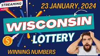 Wisconsin Evening Lottery Results For  23 January 2024  Pick 3  Badger 5  Megabucks  Powerball [upl. by Brigette815]